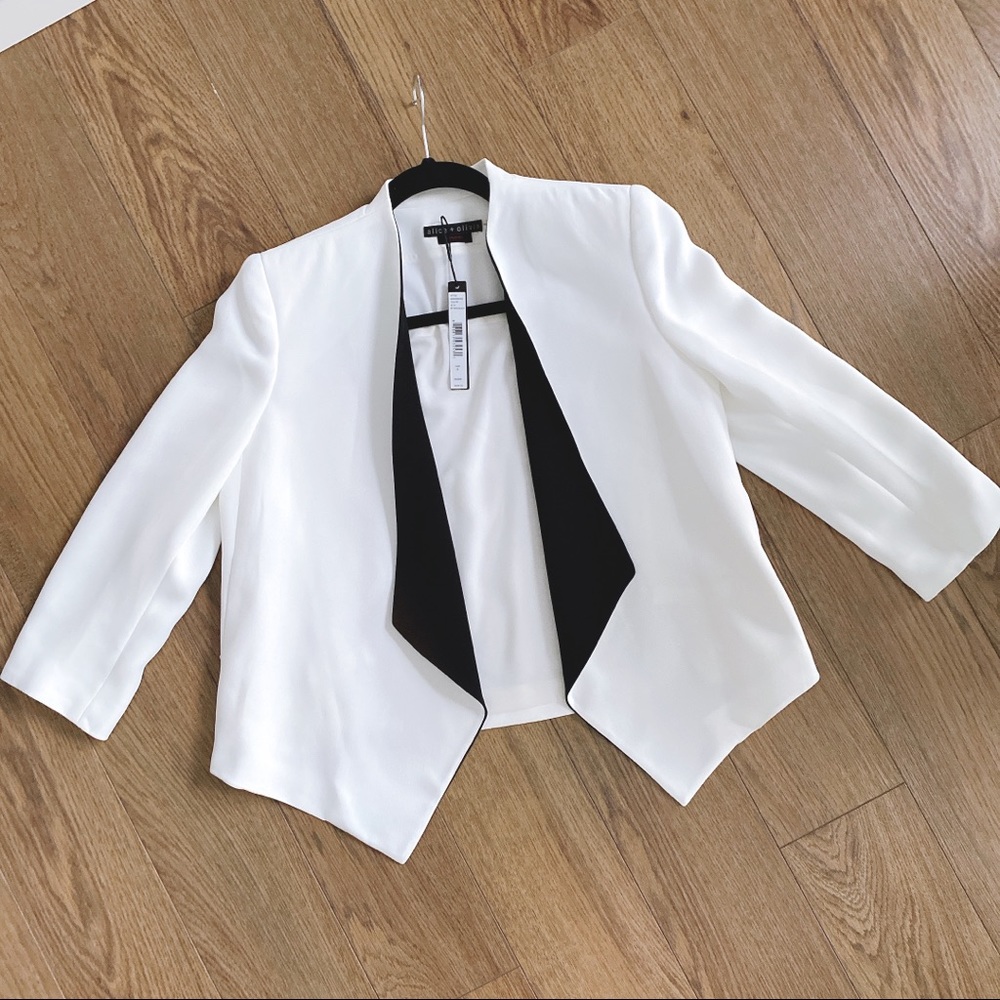 Size6 Alice & Olivia Draped Shawl Collar Blazer